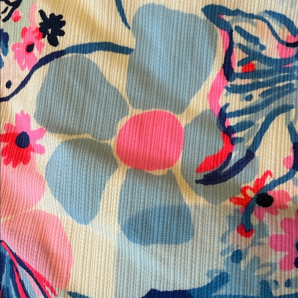 Lilly Pulitzer Blue and Pink Floral Skirt Skort 14 
Pockets!! Shorts! - Picture 12 of 14